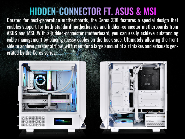 Thermaltake Ceres 330 TG ARGB Mid Tower E-ATX Case